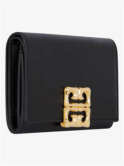 givenchy orange black calfskin wallet|4G Liquid wallet in Box leather in .